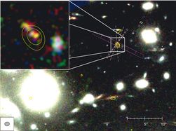 galaxy at redshift of z = ~7.5