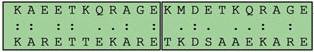 similar protein sequences