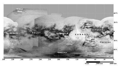 Map of Titan